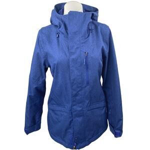 The North Face Thermoball TriClimate Blue Hooded Windbreaker Coat Jacket Size S